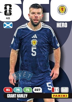 Grant Hanley Scotland Panini FIFA World Cup 2026 Adrenalyn XL #411
